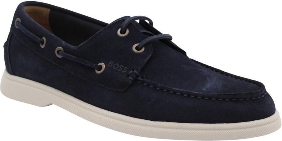 Boss Lage Sneakers Titanium Runn Trainers Dark Blue