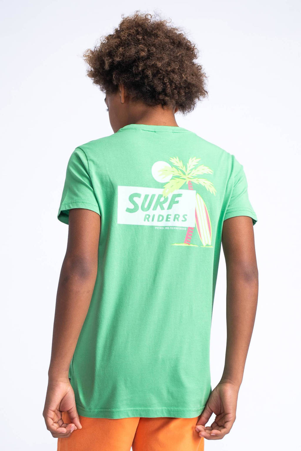 Petrol Industries T-shirt appeltjesgroen