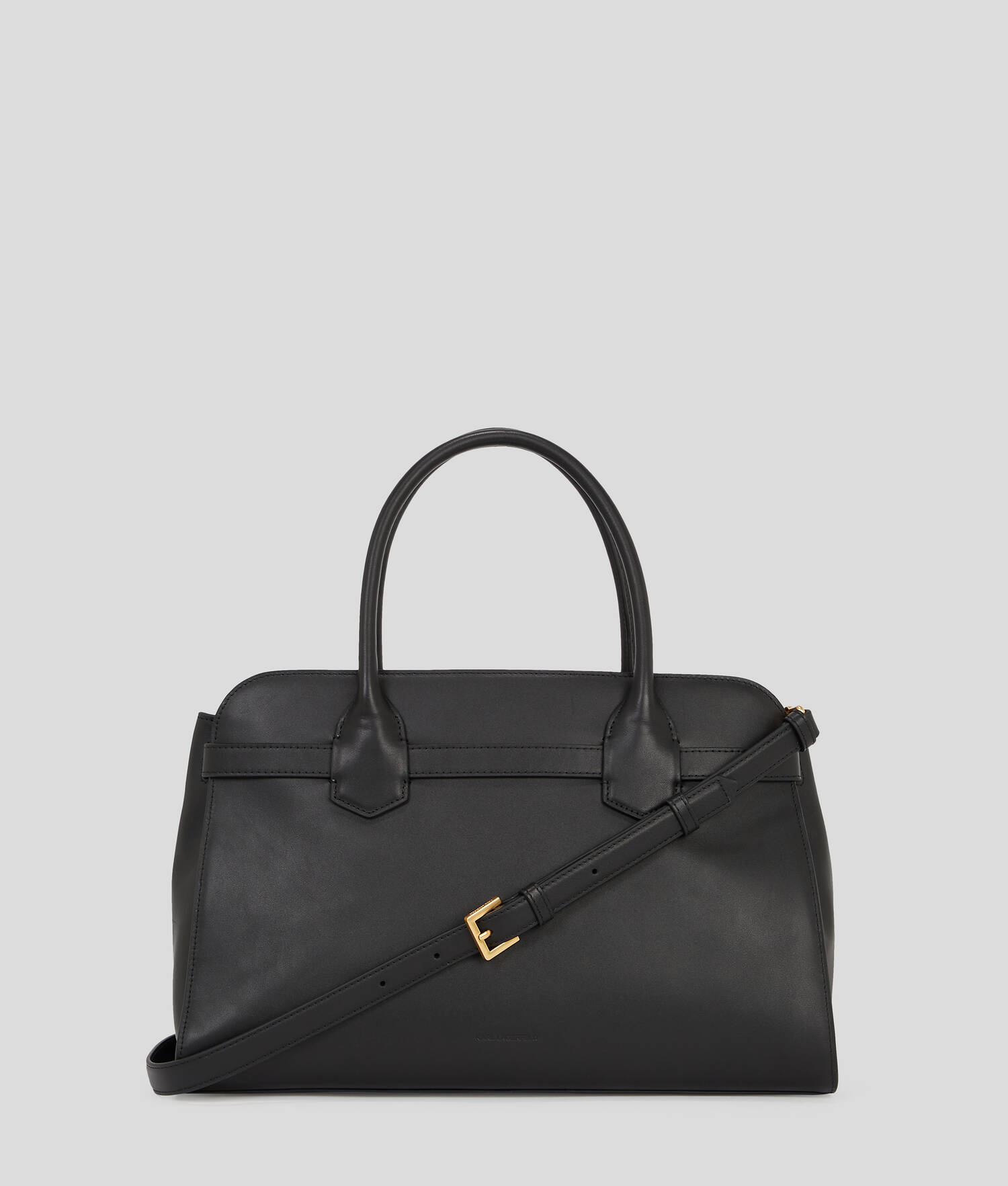 SAC À MAIN AVEC ANSE SUPÉRIEURE K/SIGNATURE - Noir/Or