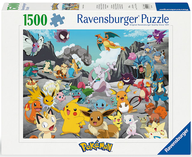 Pokémon Klassiker Puslespill 1500 brikker, Ravensburger