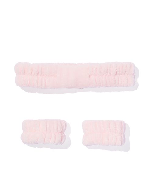 bandeau de maquillage avec bracelets de poignet