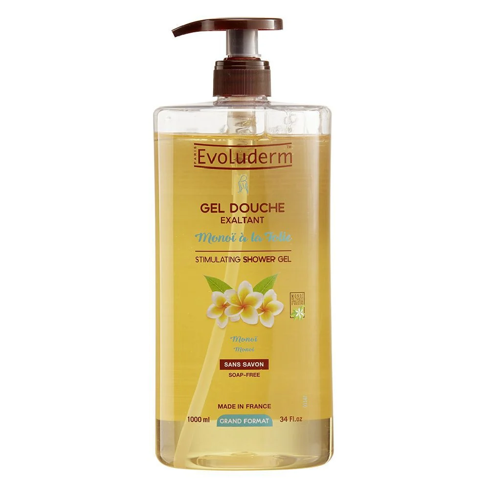 Gel douche Evoluderm monoï à la folie 1L