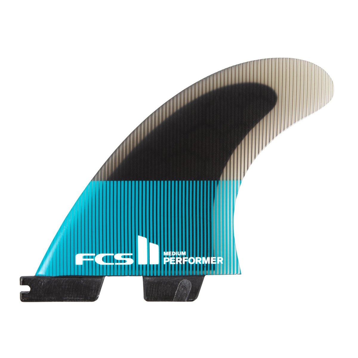 FCS FCS II Performer PC Teal Black Thruster - Large