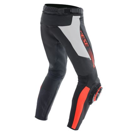 Pantalon Dainese SUPER SPEED PERFORATED - Blanc / Rouge