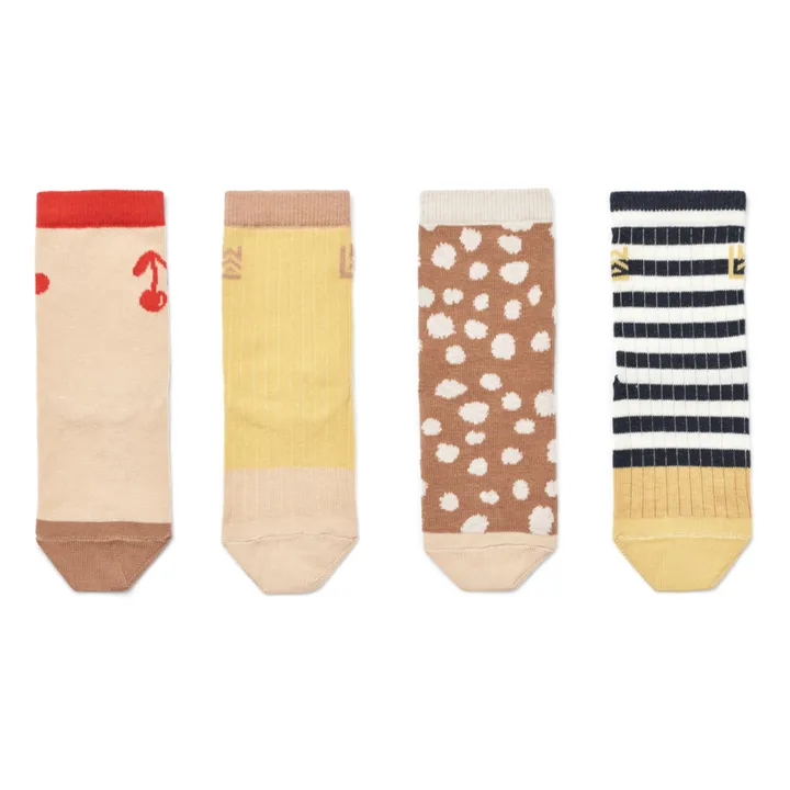 Liewood Lot 4 Chaussettes Silas | Beige