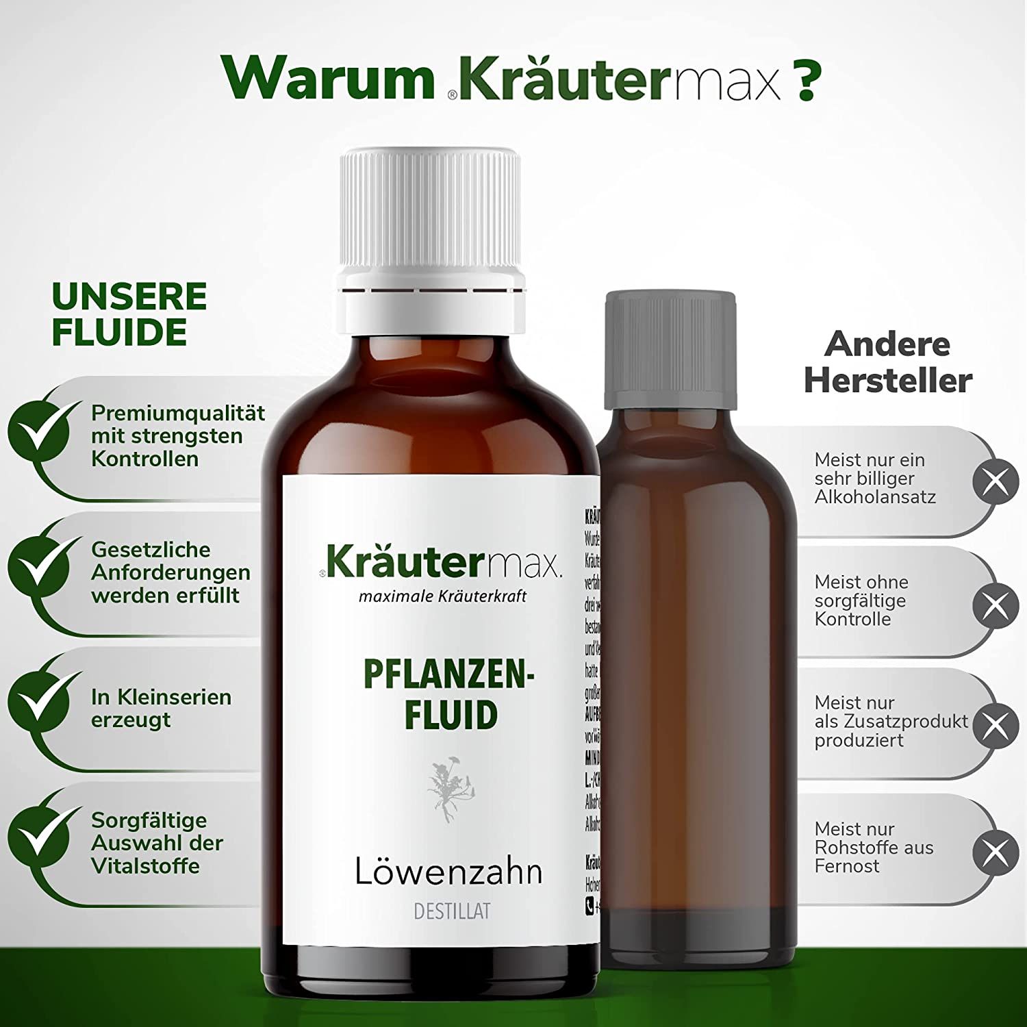 Kräutermax Pflanzenfluid Löwenzahn Tropfen