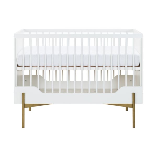 Kidsmill Boutique Babykamer Wit / Brass | Bed 60 x 120 cm   Commode