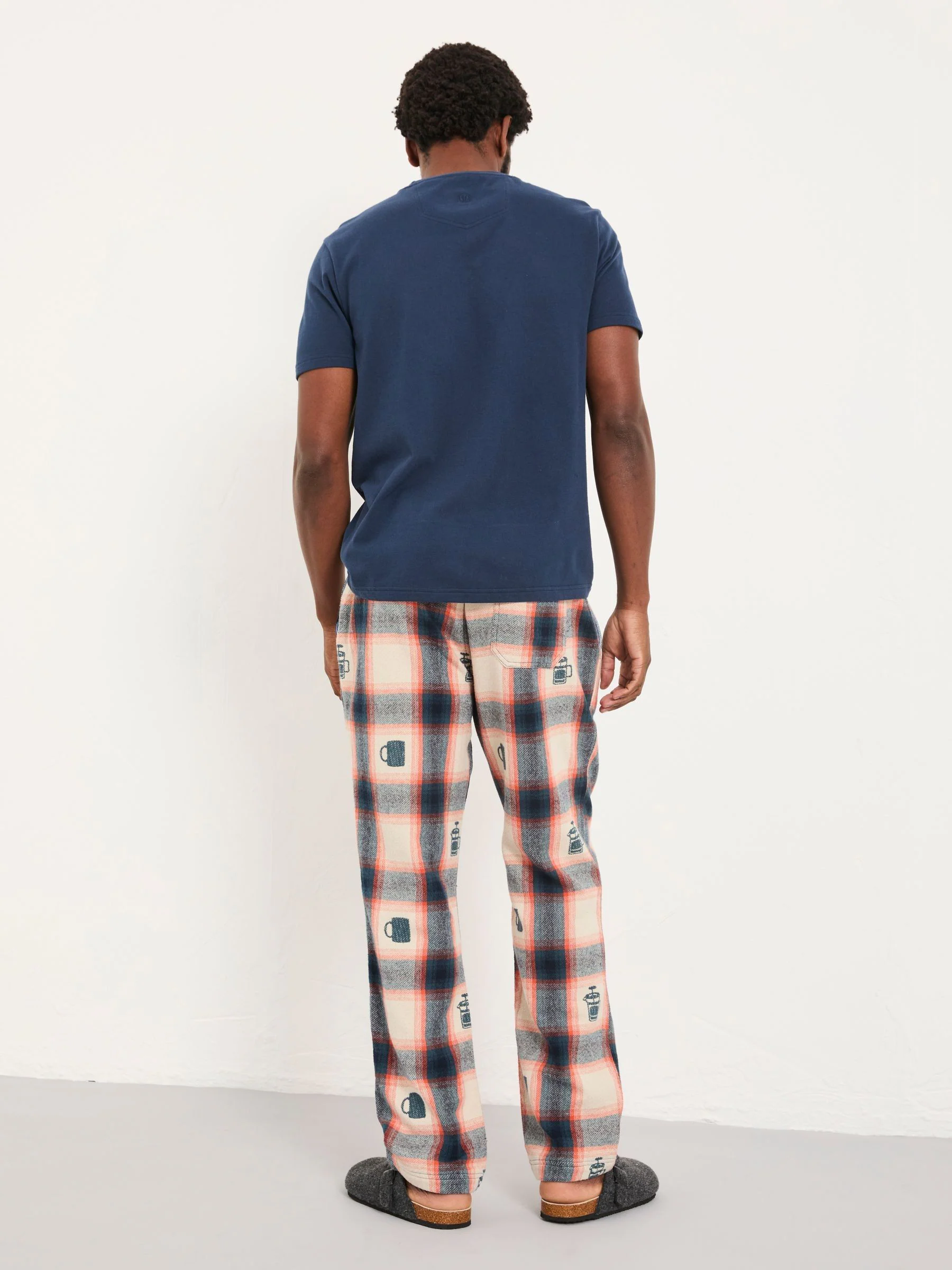 FatFace Coffee Jacquard Pyjama Bottoms