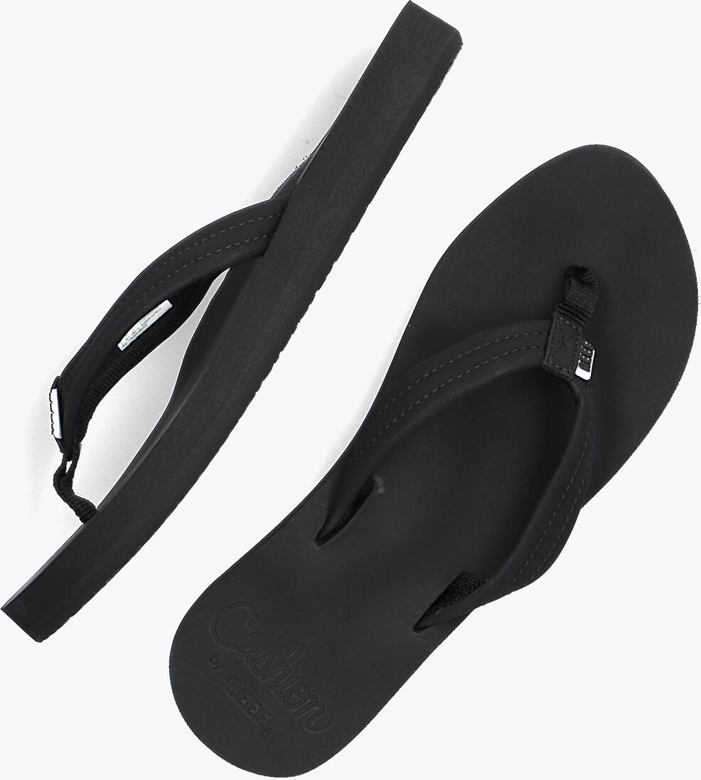 REEF zwarte reef teenslippers cushion breeze
