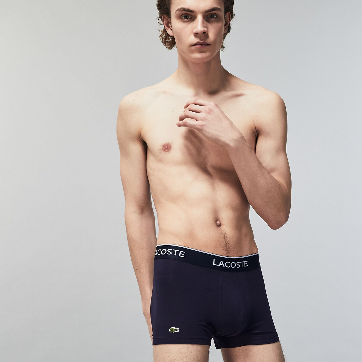 LACOSTE<br>Conjunto de 3 cuecas boxer