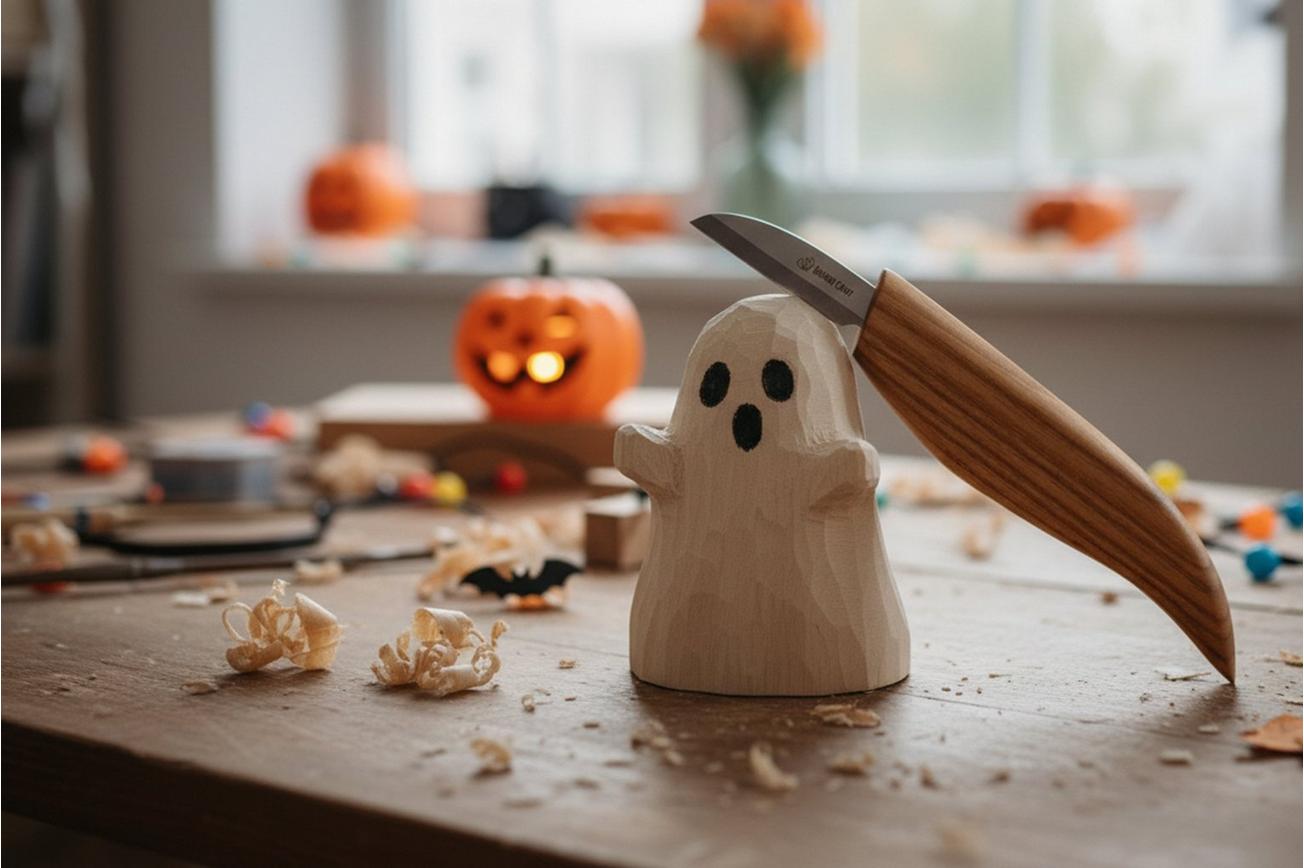 BeaverCraft DIY Halloween Kit, houtsnijset