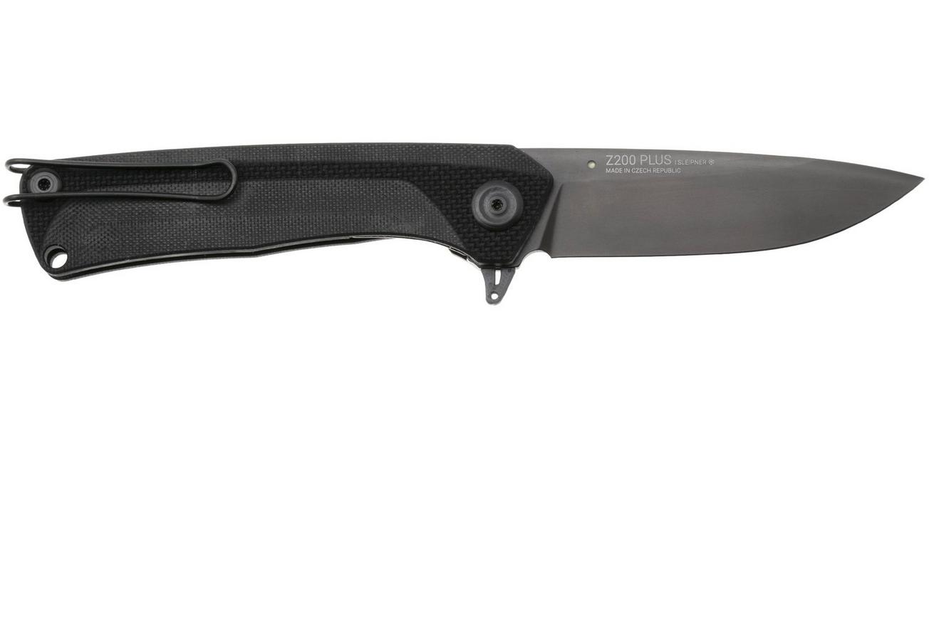 ANV Z200 PLUS-002, DLC Sleipner, Black G10 zakmes