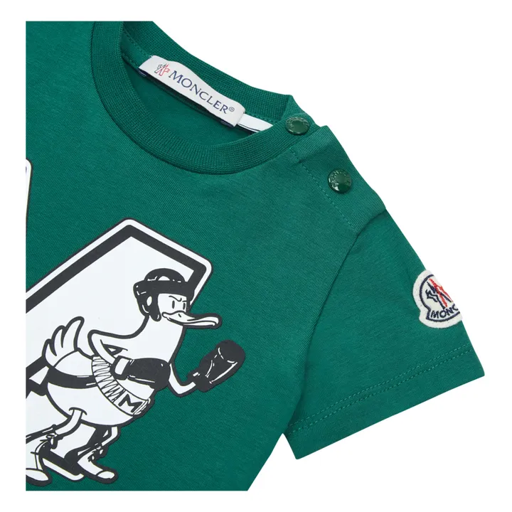 Moncler T-shirt Logo | Vert foncé