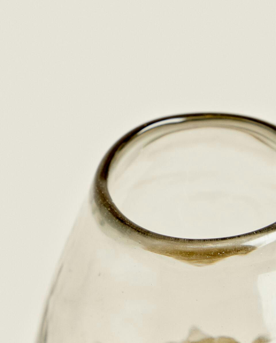 VASO DE VIDRO MERCURISADO