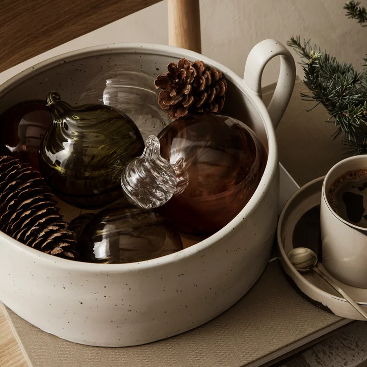 Ferm Living - Flow Obstschale, off-white