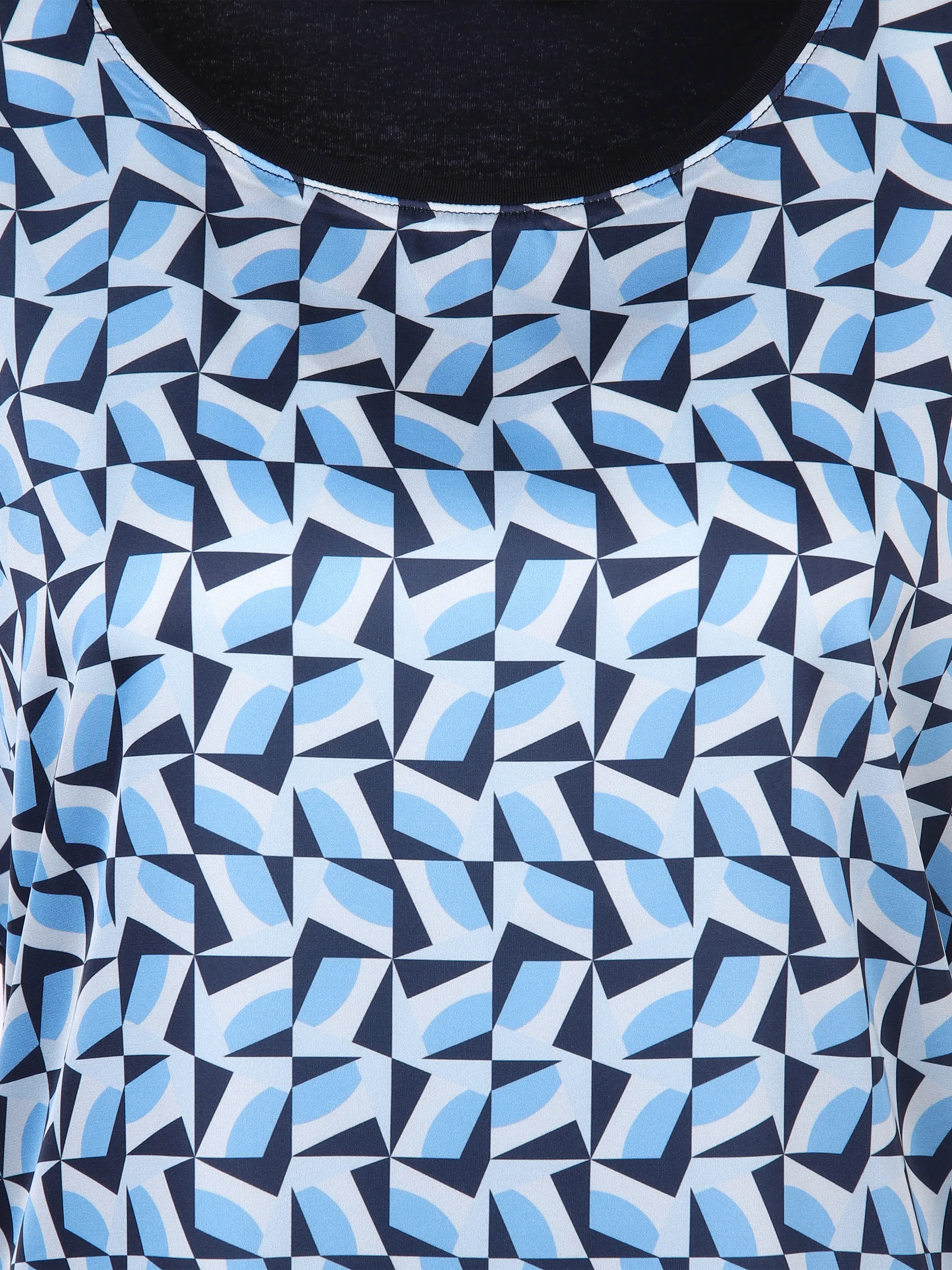 Damen Materialmix Shirt