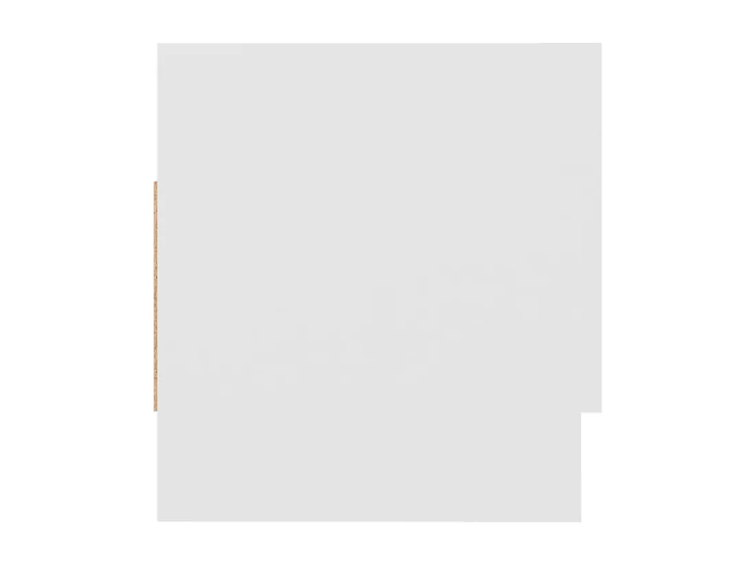 Garde-robe blanc 70x32,5x35 cm bois d'ingénierie
