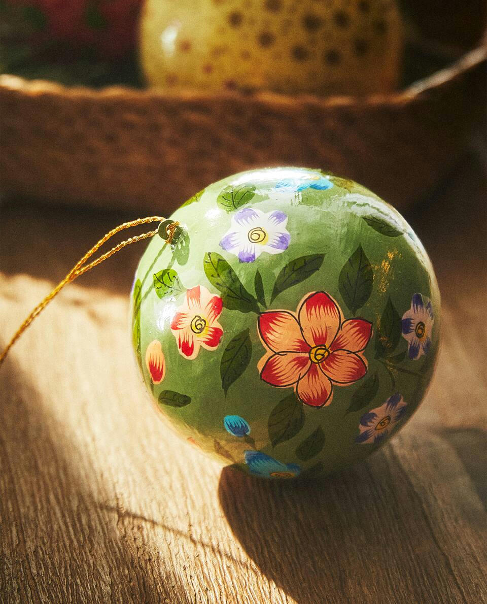 Enfeite de Natal de Papel Pintado