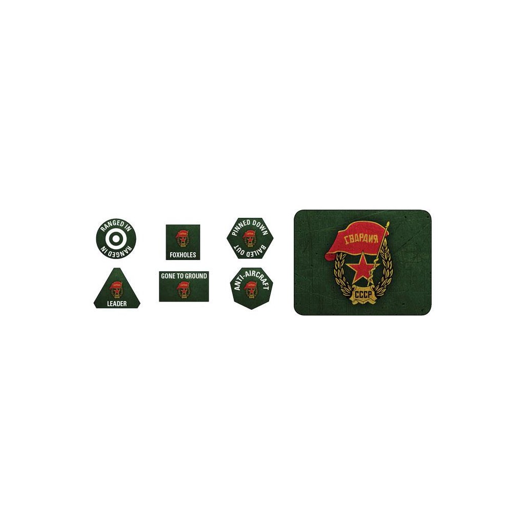 Flames of War - Soviet Guards Tokens and Objectives