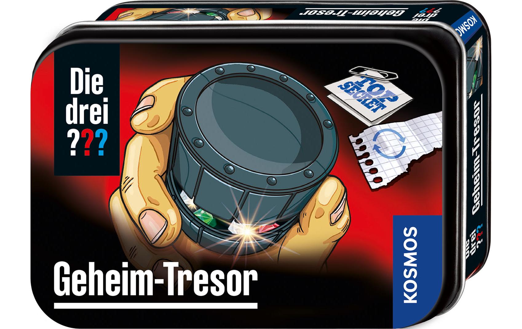 Detektivausrüstung Die drei??? Geheim-TresorOriginelles Gadget für Nachwuchs-Detektive
