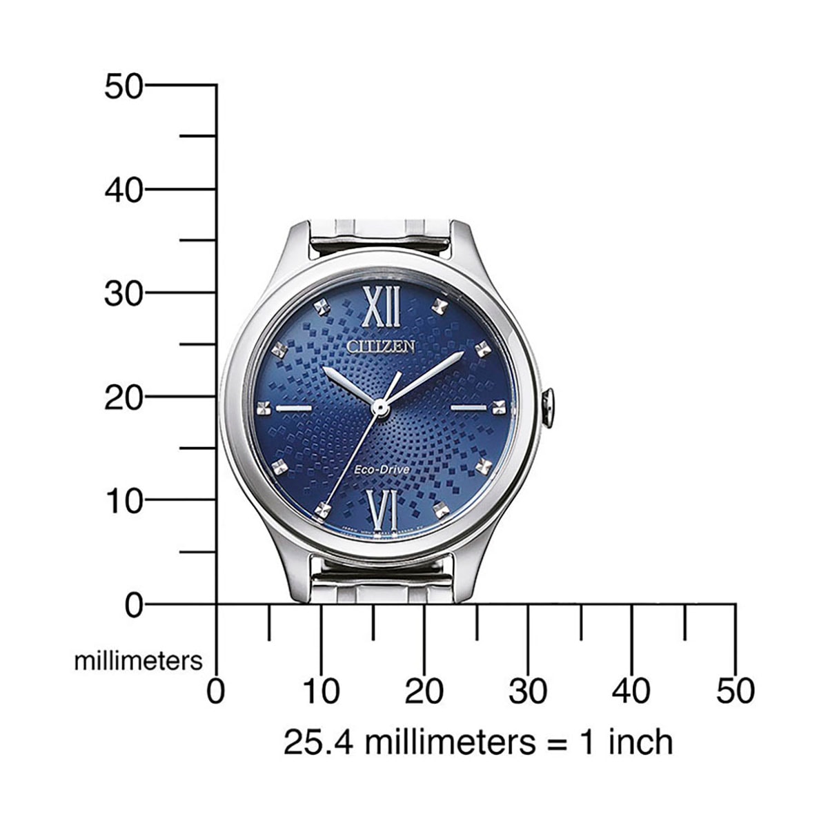 Citizen Solaruhr Armbanduhr, Damenuhr, analog, Edelstahlarmband