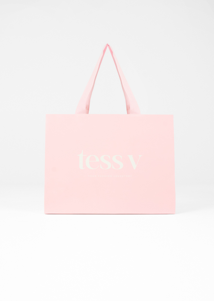 Giftverpakking M 30 x 23 cm roze