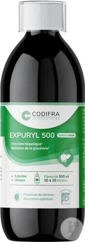 Expuryl 500 Complément Alimentaire Phytodraineur Flacon 500ml