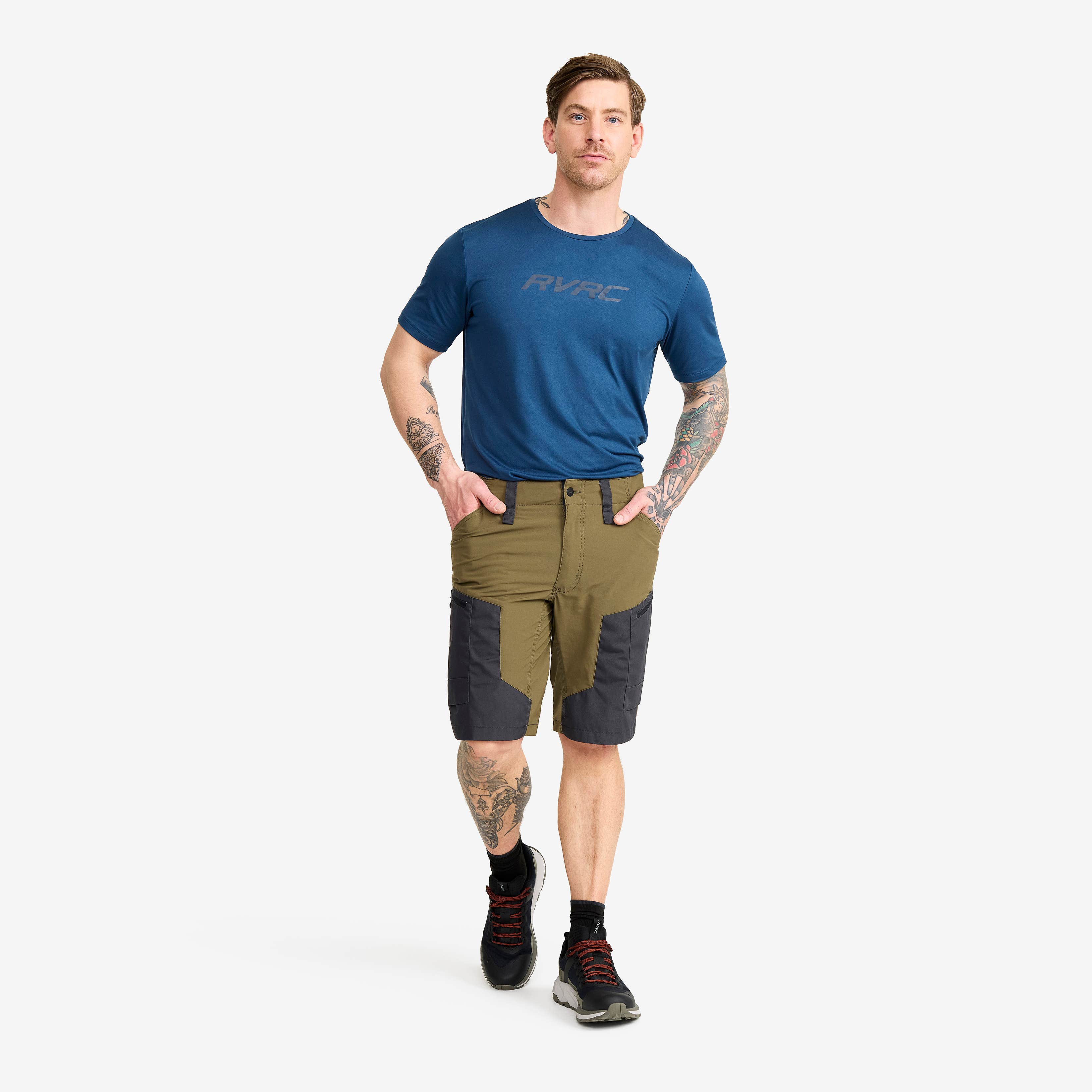 RVRC GP Shorts Herre Dark Olive