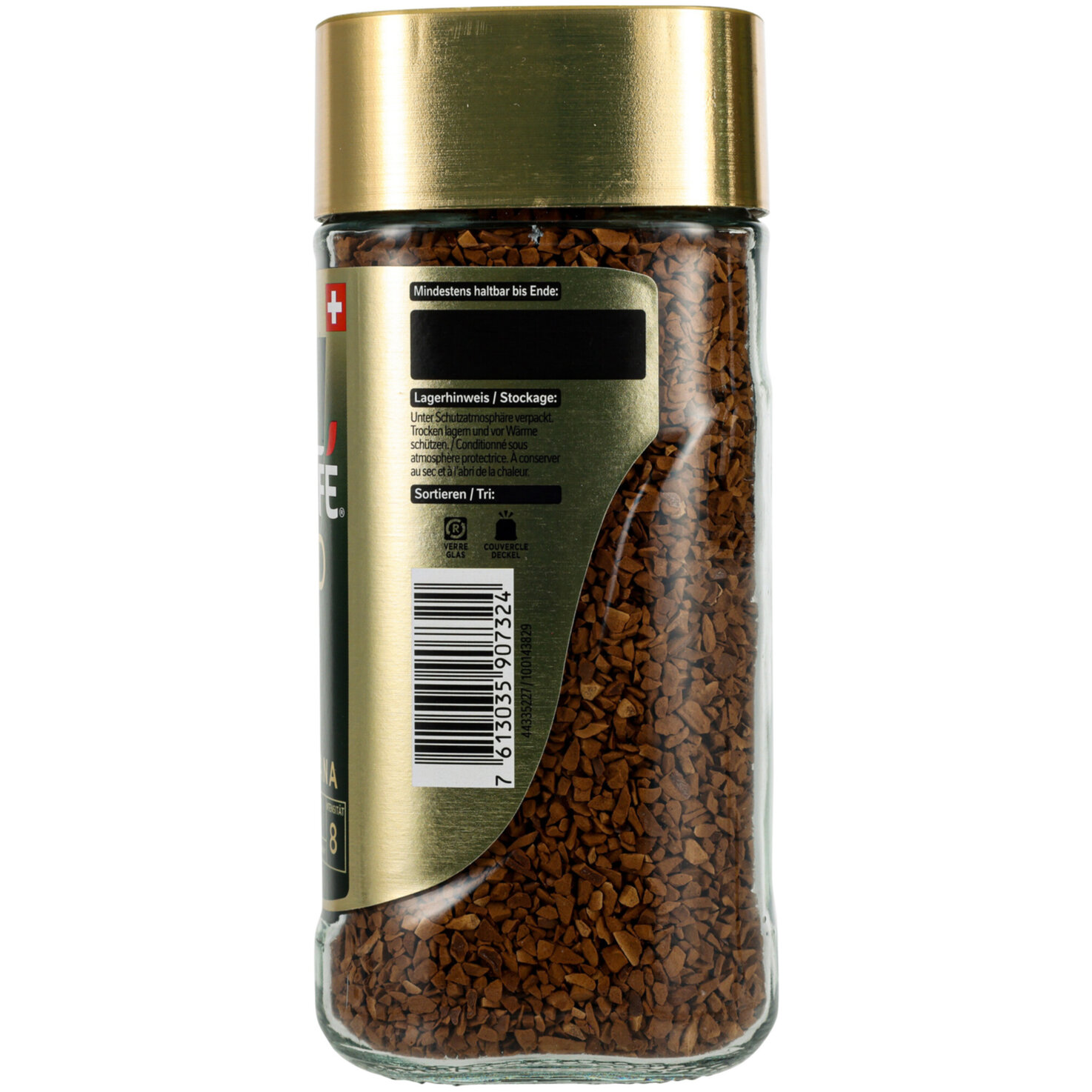 Nescafé Gold Instantkaffee all'italiana Glas