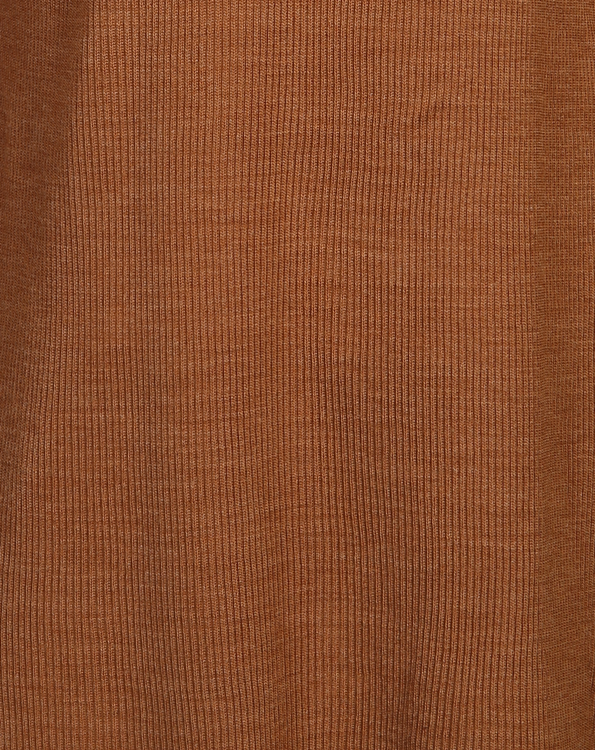 Langarm-Kleid 621 - WOOL mit Seide in dark copper