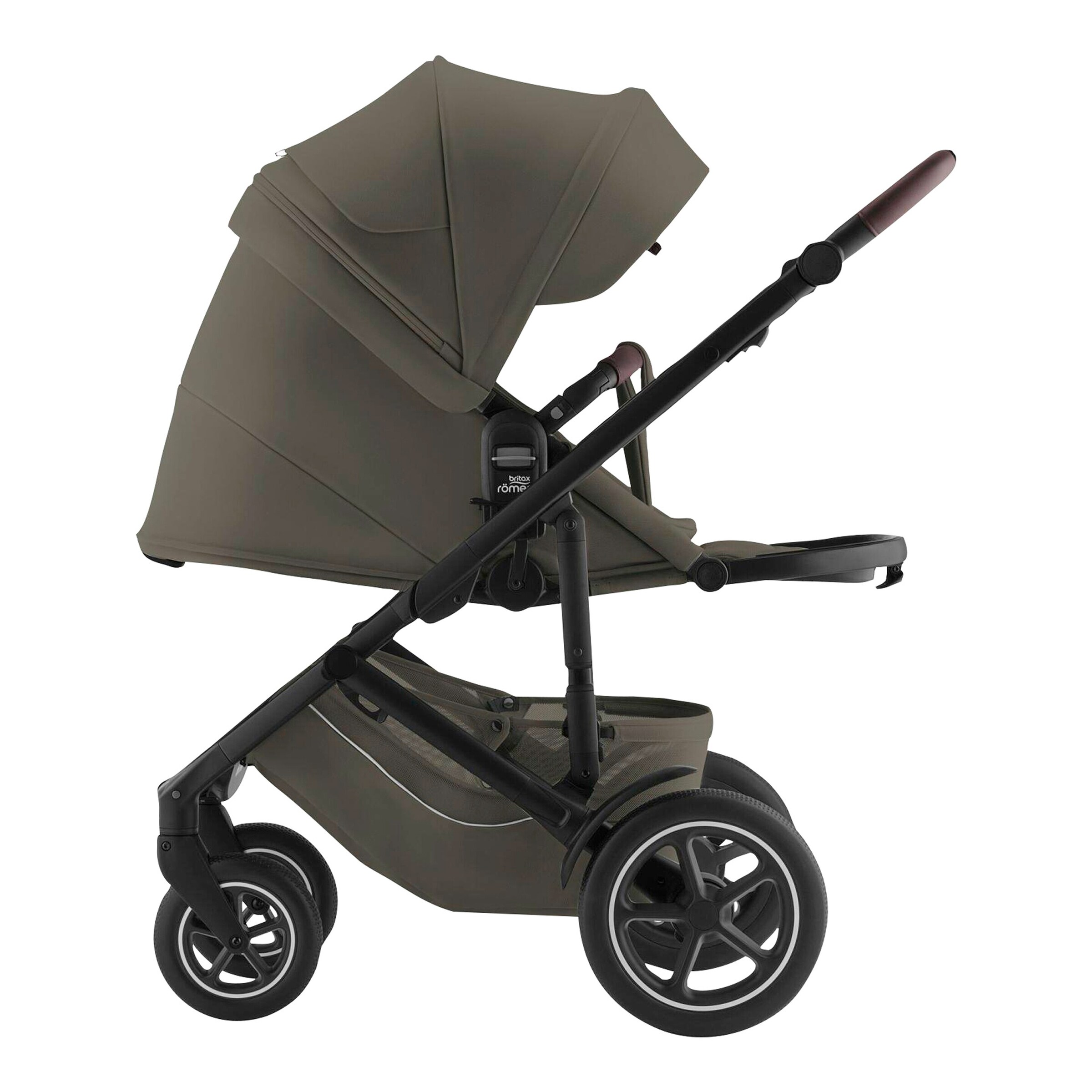 Britax Römer - Britax Römer Diamond Kombikinderwagen SMILE 5Z LUX Travel-Set inkl. Babyschale BABY-SAFE PRO i-SIZE und Isofix-Basis VARIOBASE 5Z urban olive