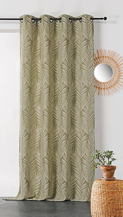 Rideau Tasmanie L.240 x L.140 cm vert olive