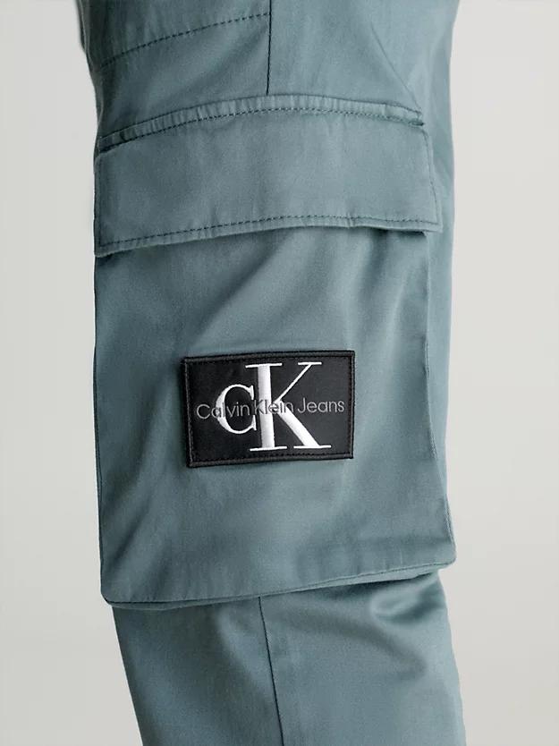 Calça cargo skinny lavada