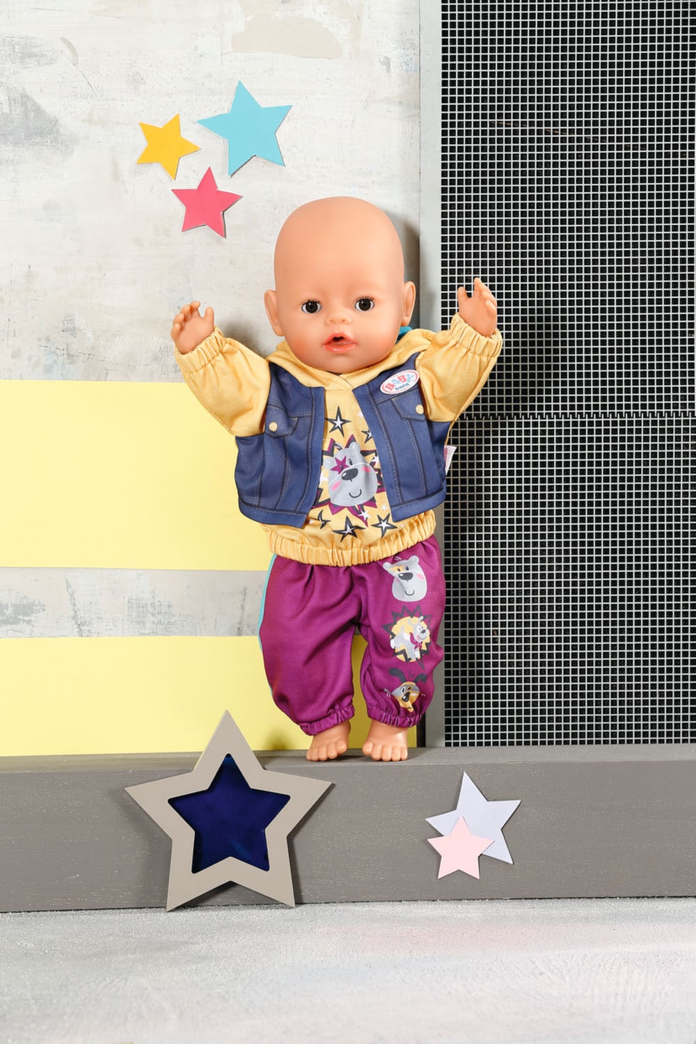 Baby Born Puppenkleidung »Outfit mit Hoody, 43 cm« mit Kleiderbügel