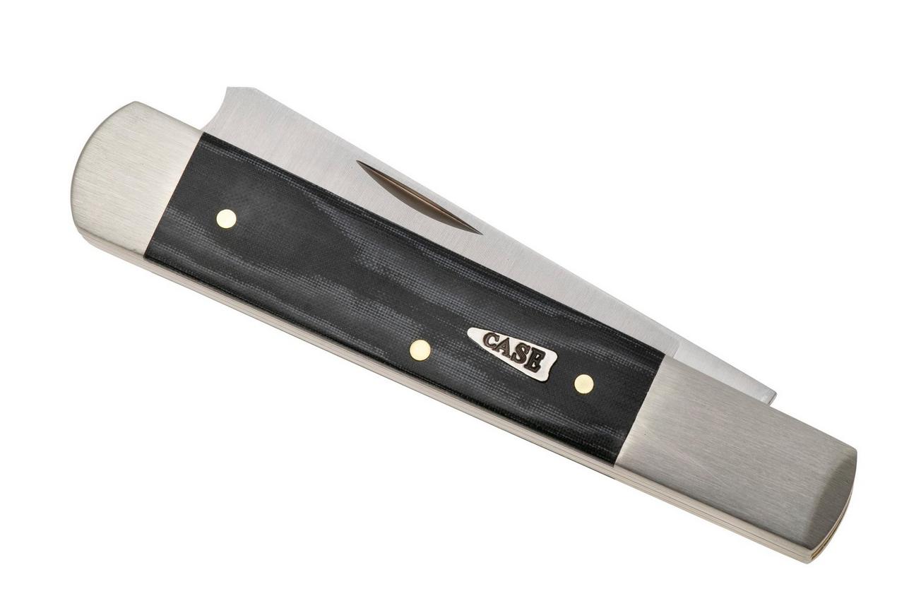 Case Razor 27823 Smooth Black Micarta 102005RAZ SS, zakmes