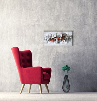 Handgefertigtes Ölgemälde abstrakt 80 x 40