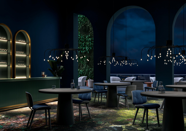 Moooi Starfall Light 30 hanglamp Ø105 LED zwart