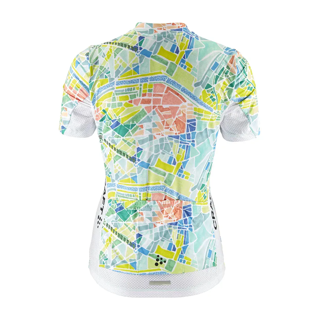 Craft ADV Endurance Graphic Fietsshirt Korte Mouwen Wit/Multi Dames