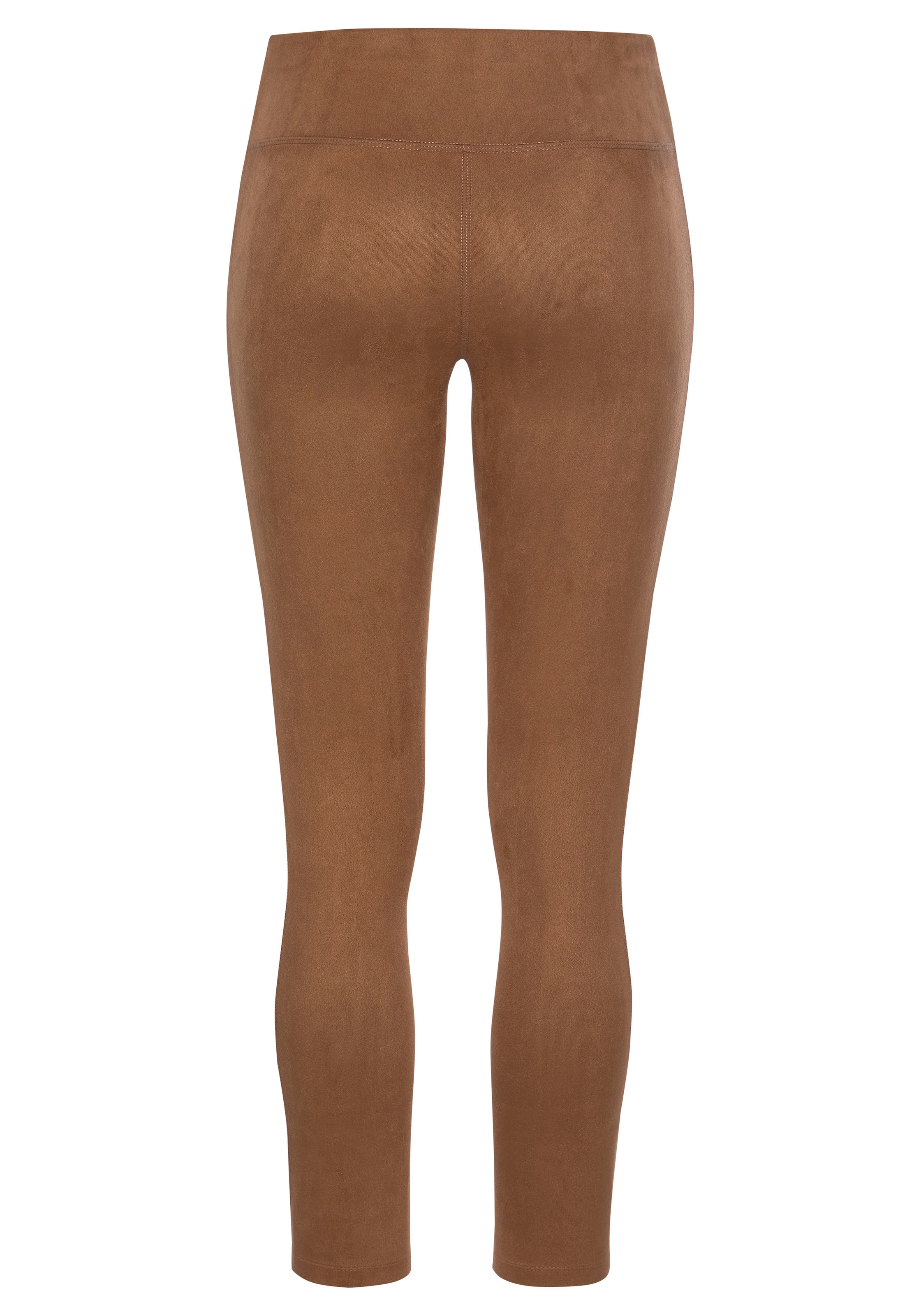 LASCANA Leggings  in  Velourleder-Optik
