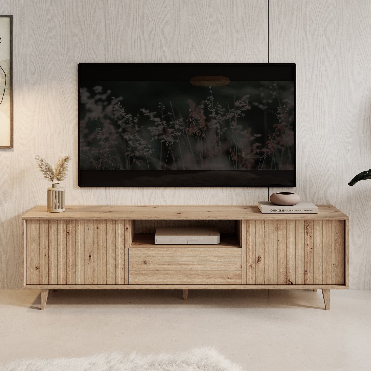 Fuzeta - TV-Meubel - Eiken - 180 cm