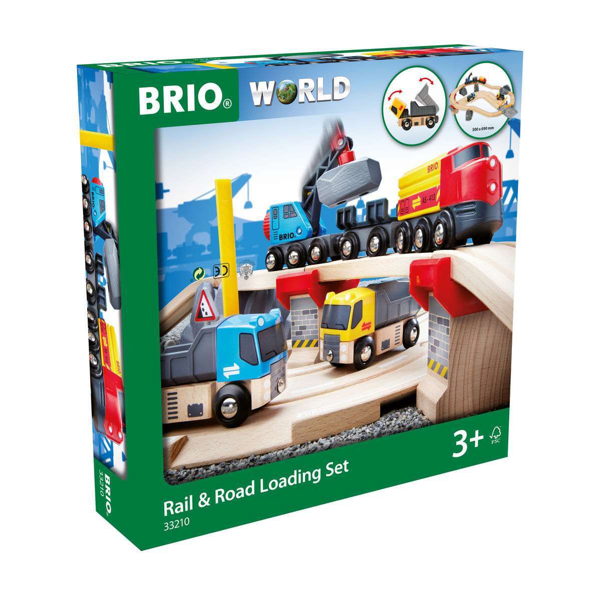 BRIO Spiel Straßen & Schienen Steinverlade Set