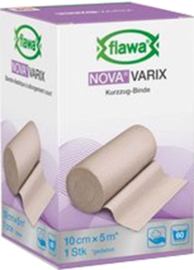 Flawa Nova Varix Kurzzugbinde hautfarbig 10cm x 5m