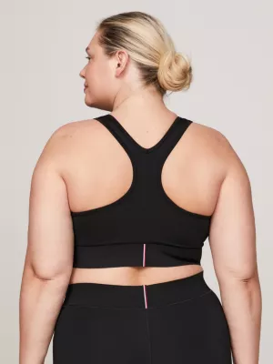 Sutiã esportivo Curve Sport com zíper e suporte médio