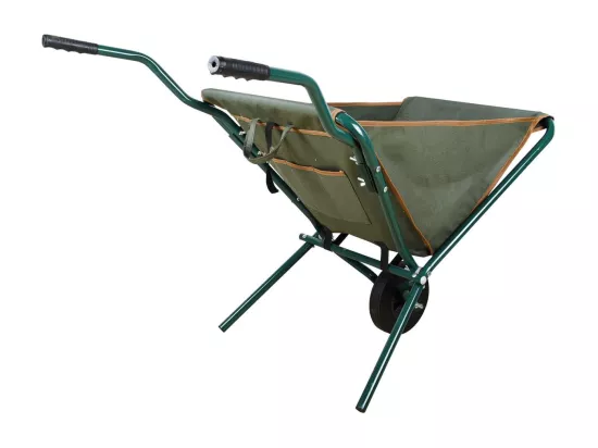 Brouette pliable en fer et polyester
