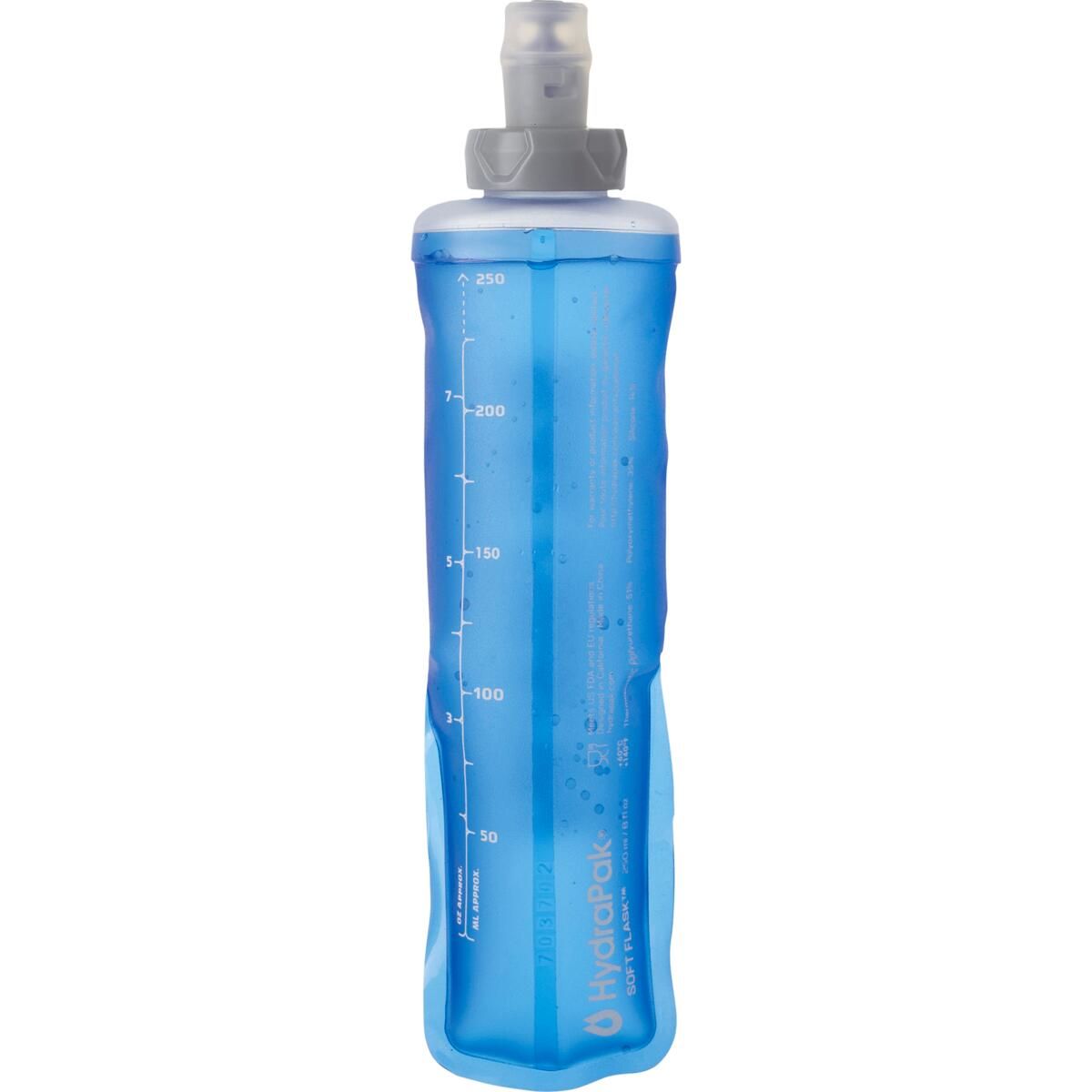 salomon soft flask 250 ml drikkedunk 25 lc1986400 clear blue