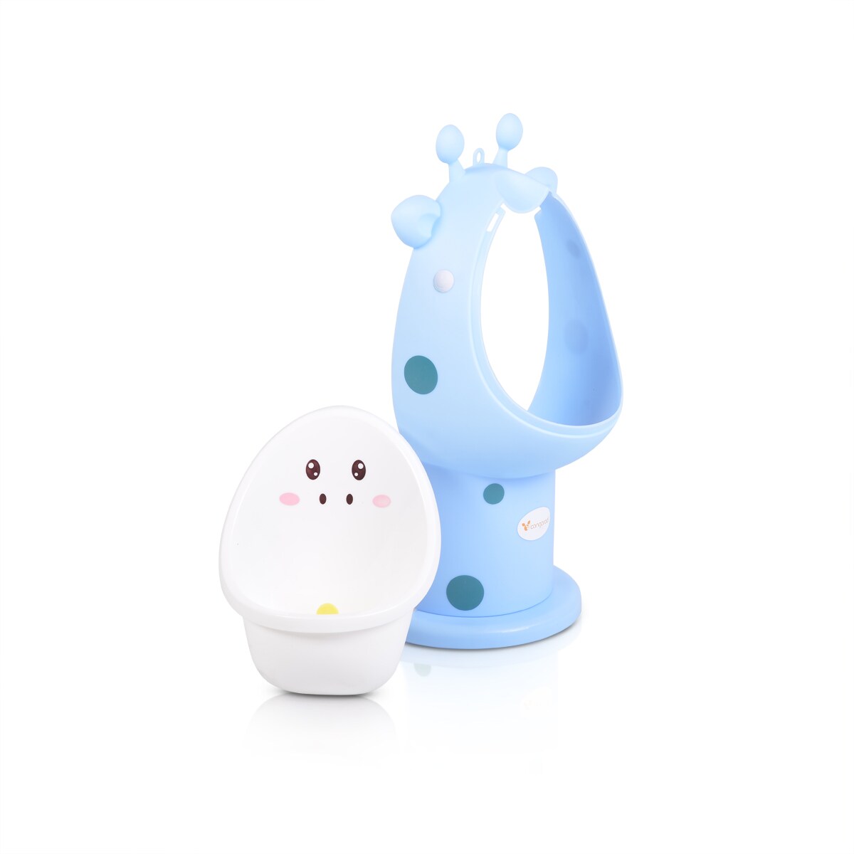Cangaroo Urinal Masai Toilettentrainer, abnehmbarer Behälter, Wandhalterung blau
