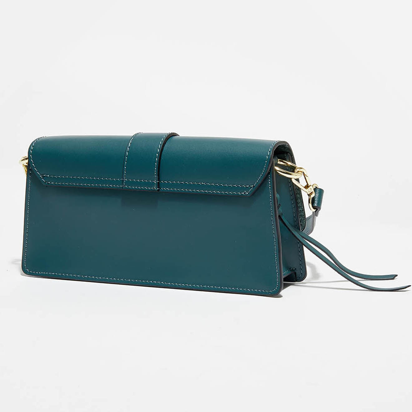 Christian Laurier Sac porté épaule en Cuir Hazel vert - 24.5x12.5x5 cm