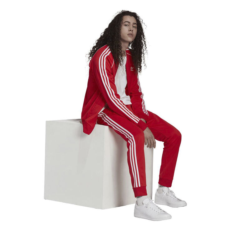 adidas adicolor primeblue sst track jacket Red/white