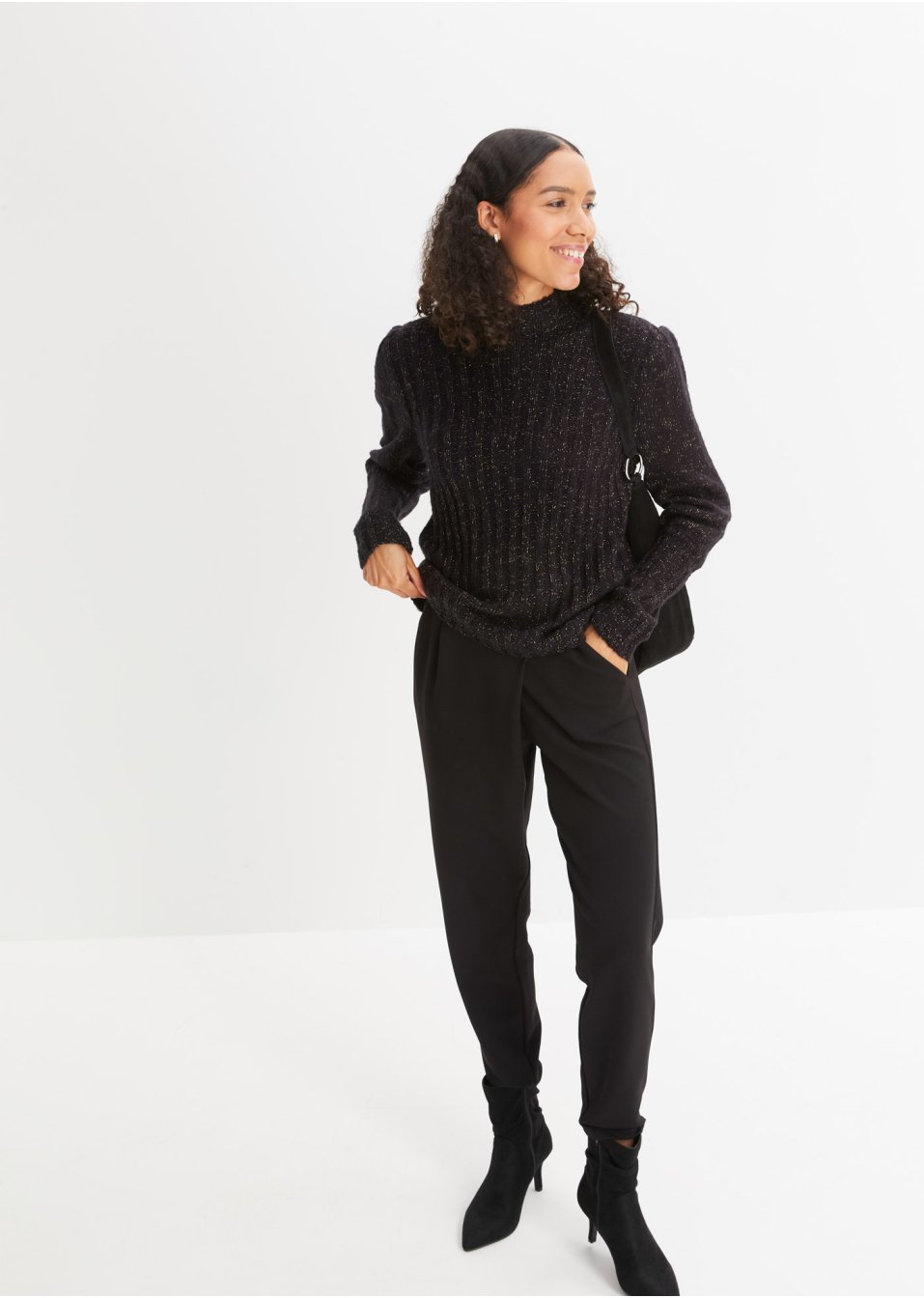 Pull avec effet brillant