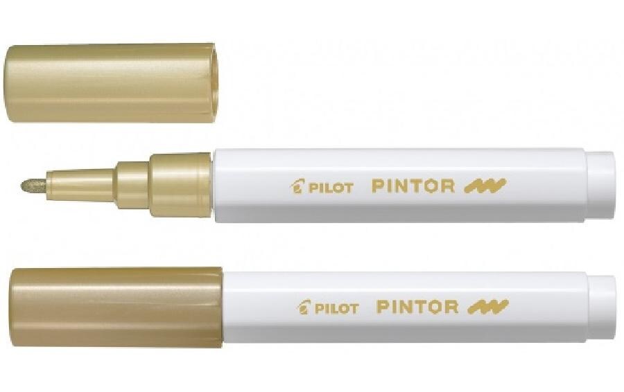 Permanent-Marker Pintor Fein Metallic GoldMarker zum Schreiben, Markieren und Zeichnen